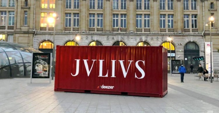 « JVLIVS II » : Des containers à Paris et Marseille pour gagner une écoute en avance ! (Photo)